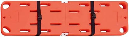Foldable Spine Board Stretcher, Durable PE Material | 12 Handholds & 8 Strap Positions | Lightweight & Portable | High Load Capacity 350.5 lbs | Ideal for EMT, Firefighters, Lifeguards