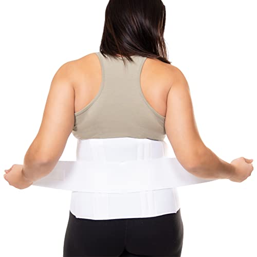 BraceAbility Plus Size Back Brace for Lower Back Pain - Bariatric Big and Tall Lumbar Back Support Belt Girdle for Injury Recovery and Pain Relief in Extra Large, Obese Women and Men (7XL) - size: 7XL