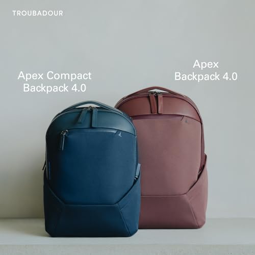 Troubadour Apex 4.0 Compact - 16L Premium Laptop Backpack - Ergonomic & Water Resistant - Designed for Work and Travel - Black - color: Black