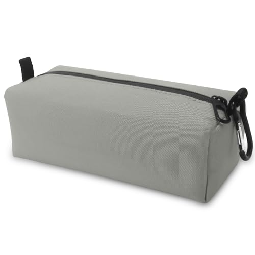 Small Toiletry Bag for Men, Travel Bag Waterproof and Foldable for Storage Mini Toiletry Bag Equipped With Carabiner for Easy Portability (gray) - color: gray