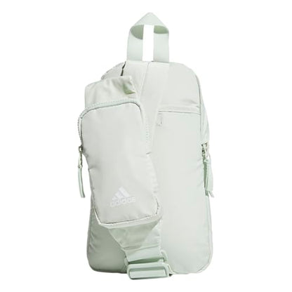 adidas Essentials Crossbody – Athletic Sling Bag with Phone Pocket - color: Linen Green/2.0