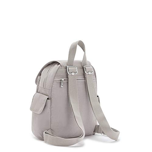 Kipling Women's City Pack Mini Backpack, Lightweight Versatile Daypack, Bag - color: Grey Gris, size: Mini