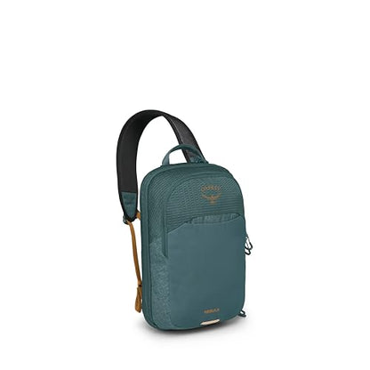 Osprey Nebula Shoulder Sling Bag - Crossbody Backpack with Laptop Sleeve and Bottle Pocket, Torrent Blue Heather - color: Torrent Blue Heather