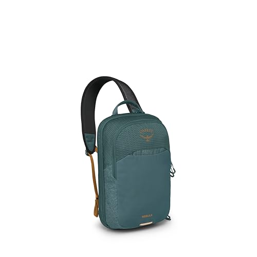 Osprey Nebula Shoulder Sling Bag - Crossbody Backpack with Laptop Sleeve and Bottle Pocket, Torrent Blue Heather - color: Torrent Blue Heather