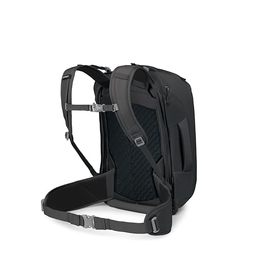 Osprey Fairview 40L Women's Travel Backpack - Carry On Bag with Laptop Sleeve and Toiletry Pocket, Black, Extended Fit - color: Black, style: 40l - Extended Fit