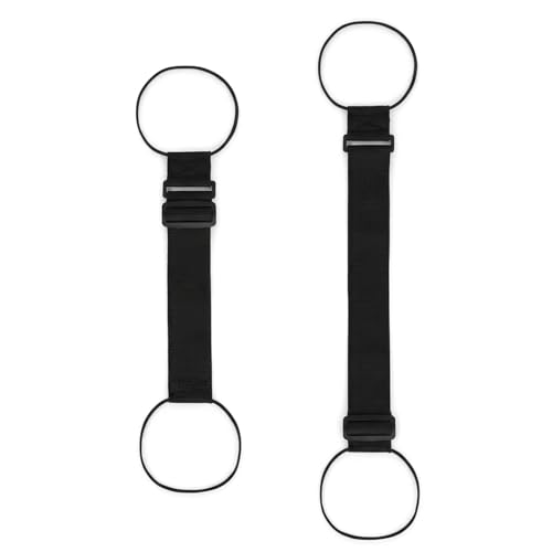 2-Pack Elastic Luggage Straps, Adjustable Bungee Belt for Suitcases, Connect Two Bags for Travel Airport Carry-On