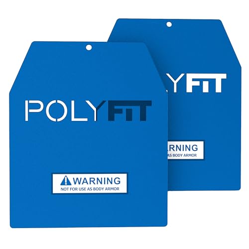 POLYFIT Weight Vest Plates - Weighted Plates for Strength Training Weight Vests - 4lb, 6lb, 9lb, 14lb, 19lb Pairs - color: 4 LB (Blue) Pair
