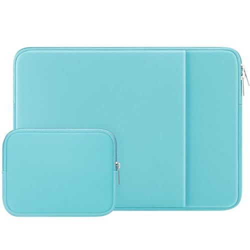 RAINYEAR 11-11.6 Inch Laptop Sleeve Protective Cover with Front Pocket & Accessories Pouch, Compatible with MacBook Neo A18 11.6" MacBook Air for 11" Notebook Tablet Chromebook (Blue) - color: Blue, size: 11"-11.6"