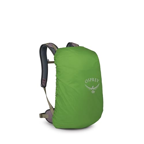 Osprey Hikelite 18L Durable Hiking Backpack - Travel Daypack with Rain Cover for Men and Women, Graphite Purple - color: Graphite Purple, style: 18l