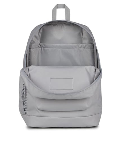 JanSport Cross Town Plus Backpack - Large Main Compartment, Side Water Bottle Pocket, 15-Inch Padded Laptop Sleeve - Grounded Grey - color: Grounded Grey