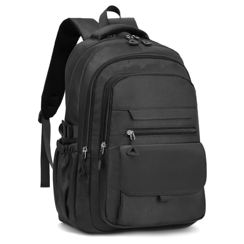 Phaoullzon Large 30L Backpack for Men, College Laptop School Backpacks for Women Business/Work/Travel Daypack - color: Black, size: X-Large (18.5 Inch)