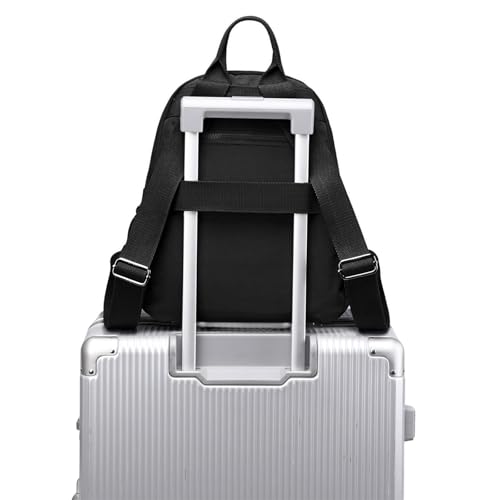 Mini Backpack Purse for Women, Stylish Daypack Shoulder Bag, Small Lightweight Daypack for Work Travle College (A- Black) - color: A- Black