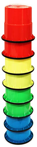 bintiva Bucket Stilts for Kids - Mini Balance Walkers for Children - Platform Steppers