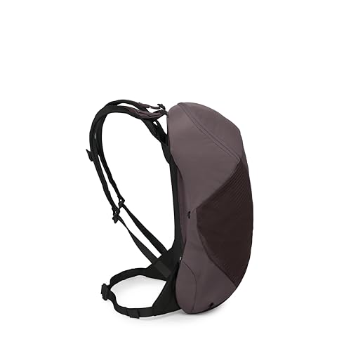 Osprey Hikelite LT 16L Hiking Backpack - Lightweight Travel Daypack with Rain Cover for Men and Women, Graphite Purple - color: Graphite Purple, style: 16l