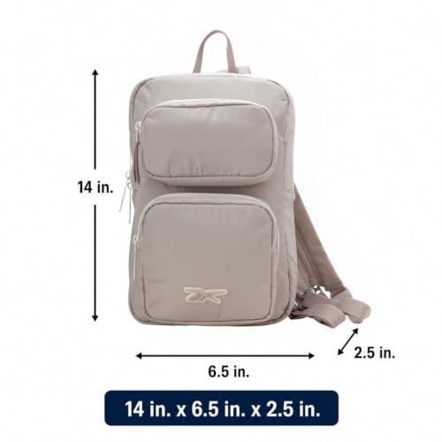 Reebok Unisex Crossbody Bag - Convertible Compact Durable Cross Body Bag for Women and Men - Gym and Travel Essentials, Size One Size, Mikayla Stucco - color: Mikayla Stucco