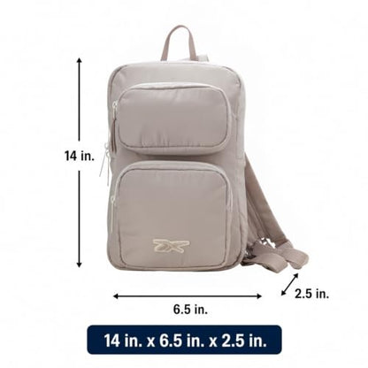 Reebok Unisex Crossbody Bag - Convertible Compact Durable Cross Body Bag for Women and Men - Gym and Travel Essentials, Size One Size, Mikayla Stucco - color: Mikayla Stucco