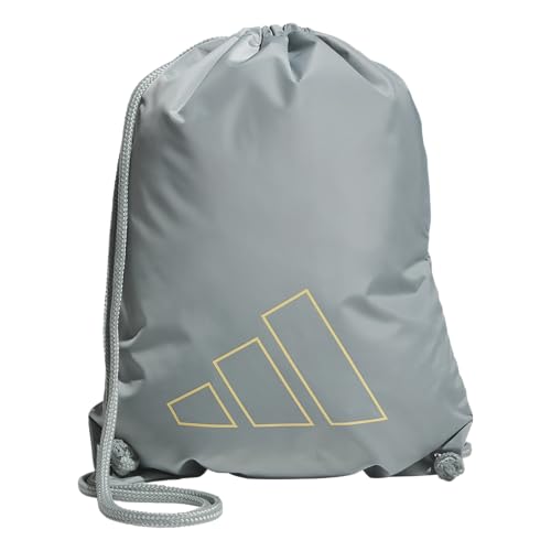 adidas Ready Sackpack – Drawstring Backpack Gym Bag, 13L - color: Wonder Sage Green/Semi Ice Tangerine Orange