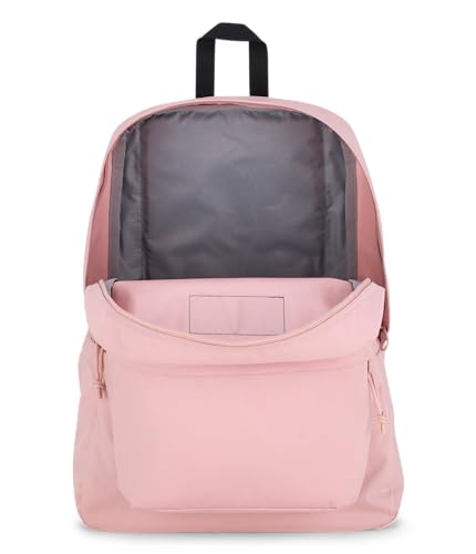 JanSport Superbreak Backpack - Durable, Lightweight Premium Backpack, Misty Rose - color: Misty Rose