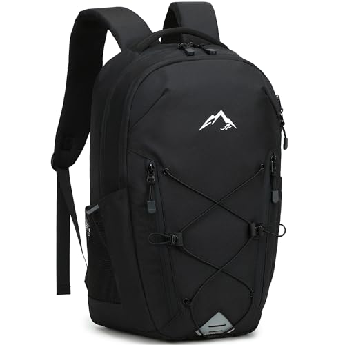 AO ALI VICTORY Women's Laptop Backpack 15.6 inch,Travel Backpack for Men - color: Black