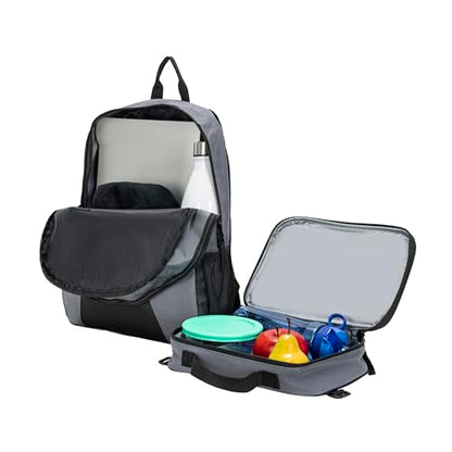 PUMA KIDS' EVERCAT BACKPACK & LUNCH KIT COMBO - color: Black/Silver