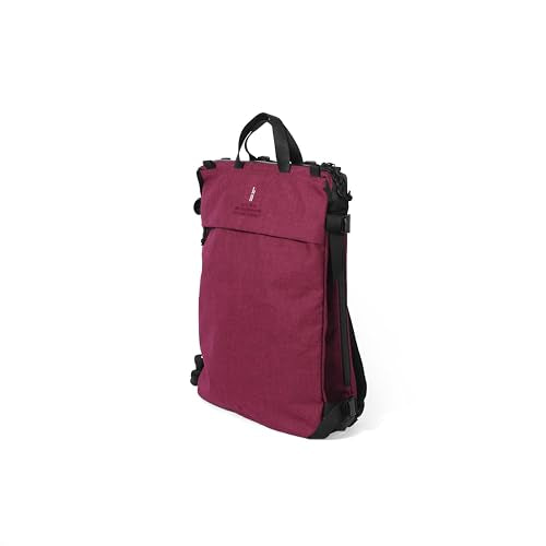 Helinox TERG All Way Square Backpack, Outdoor High-Performance Bag 20L, 1.9lbs, Rugged Materials, Waterproof Zippers (Burgundy) - color: Burgundy