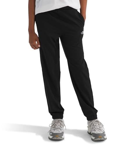 THE NORTH FACE Boys On the Trail Hiking Pant | Sweat-wicking Athletic Pants With Water-repellent Finish - color: Tnf Black/Silver Reflective, size: Small