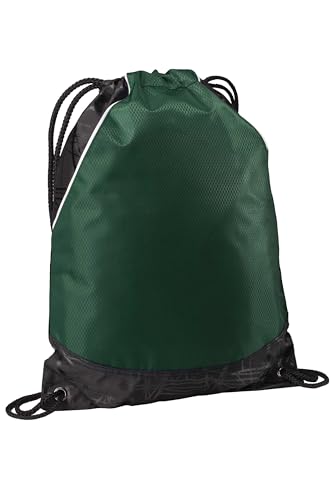 SPORT-TEK Unisex Rival Cinch Pack | Drawstring Backpack for Men & Women, Lightweight Gym Bag with Front Pocket