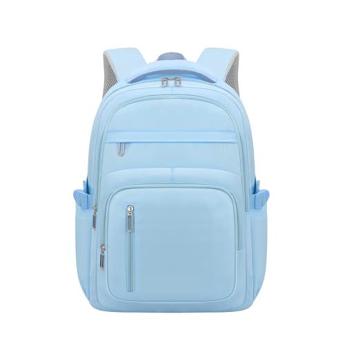 KBTYE Cute School Backpack for Women Men Casual Travel Laptop Backpack Aesthetic Lightweight College Bookbags for Kids(Blue) - color: Blue