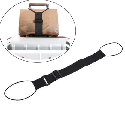 2 Pack Luggage Straps for Add a Bag Bungees Lightweight Easy Elastic Wrap Belts for Attaching Extra Bags Purse to Suitcase Handle Handbag Backpack Spinner Carryon Travel Airport