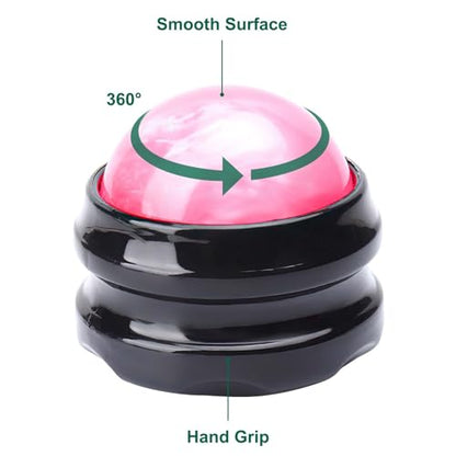 WOVTE Massage Ball, Lacrosse Balls, Self Massage Tool for Sore Muscles, Shoulders, Neck, Back, Foot, Body, Deep Tissue, Trigger Point, Muscle Knots, Yoga and Myofascial Release (Pink) - color: Pink