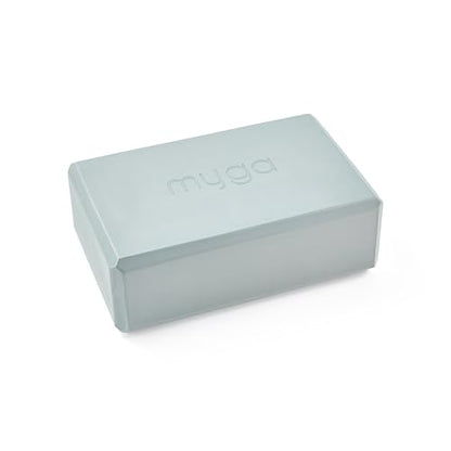 MYGA Yoga Block,Lightweight EVA Foam Yoga Brick,High Density Non-Slip Block for Yoga Poses, Pilates, Balance and Flexibility - color: Teal