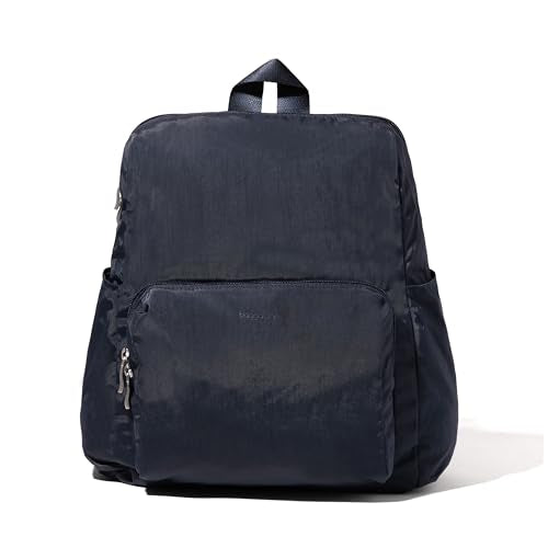 Baggallini Women's Carryall Packable Backpack, French Navy - color: French Navy