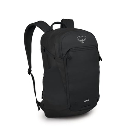 Osprey Axis Laptop Backpack – Sleek Everyday Pack with Laptop Sleeve, Water Bottle Pockets & Compression Straps - color: Black