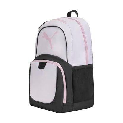 PUMA unisex-adult Contender Backpack with Laptop Sleeve, Item Organizer & Media Pocket - color: Lilac Frost/Rose Mauve