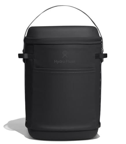 Hydro Flask Carryout Cooler Backpack - Insulated Portable Soft Cooler - 22 L Capacity in Black - color: BLACK, size: 22 L, style: Cooler Backpack