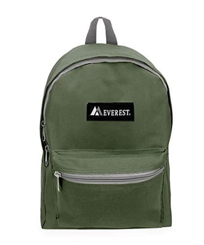 Everest 1045K Basic Backpack, 15", Olive - color: Olive