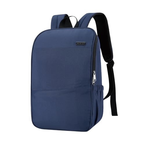 MAXTOP Deep Storage Laptop Backpack Business Anti-theft Backpacks[Water Resistant] Work College Business Travel Computer Backpack for Men Women Fits up to 16" Notebook - color: Dark Blue, size: 15.6 inch, style: Daypack Backpacks