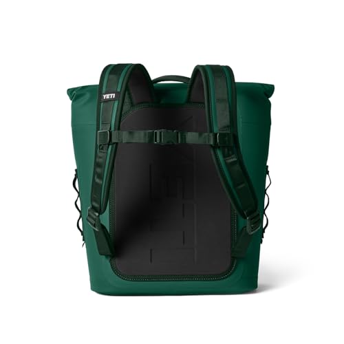 YETI Hopper M Series Backpack Soft Sided Coolers with MagShield Access - color: Black Forest Green, size: M12