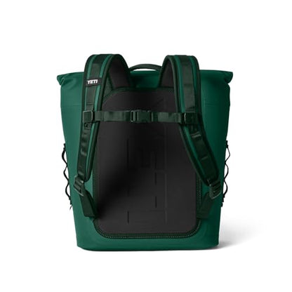 YETI Hopper M Series Backpack Soft Sided Coolers with MagShield Access - color: Black Forest Green, size: M12