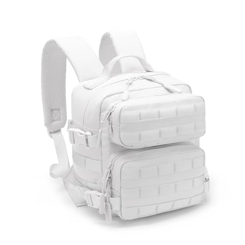 9L Mini Backpack for Men and Women, Small Backpack for Gym Hiking Travel Sports Running (White) - color: 9l-white