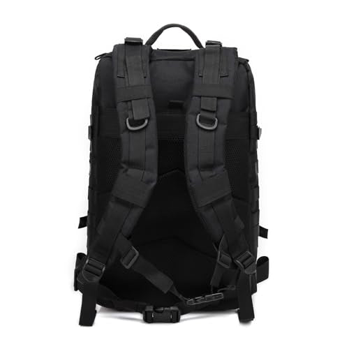 45L Military Tactical Backpack for Men & Women Bug Out Bag Assault pack Molle Daypack Hiking Trekking Rucksack(45L black) - color: 45l Black