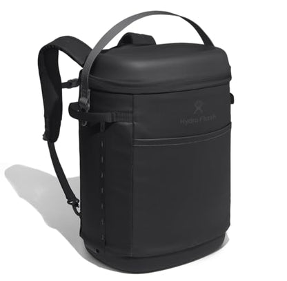 Hydro Flask Carryout Cooler Backpack - Insulated Portable Soft Cooler - 22 L Capacity in Black - color: BLACK, size: 22 L, style: Cooler Backpack