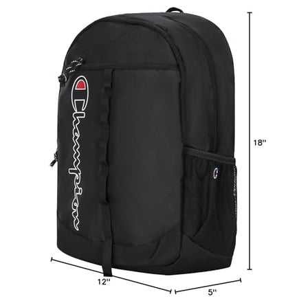 Champion Advocate Backpack, Pitch Black, One Size - color: Pitch Black