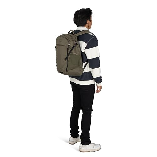Osprey Axis Laptop Backpack – Sleek Everyday Pack with Laptop Sleeve, Water Bottle Pockets & Compression Straps - color: Earl Grey