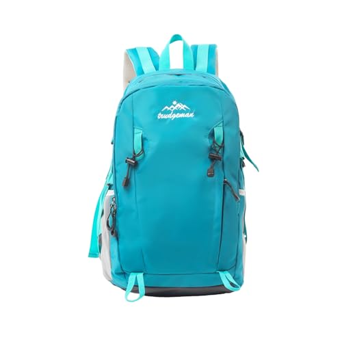 30L Hiking Backpack with Hydration Compartment Water Resistant Outdoor Daypack with Breathable Back System Rucksack for Camping Travel Daily Use Blue - color: Blue