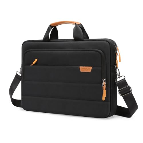 MOSISO Laptop Bag for Men, Computer Bags - color: Black
