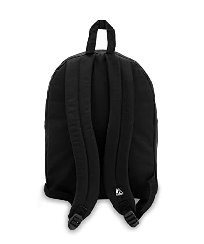 Everest Luggage Classic Backpack, Black, Large - color: Black, size: One Size