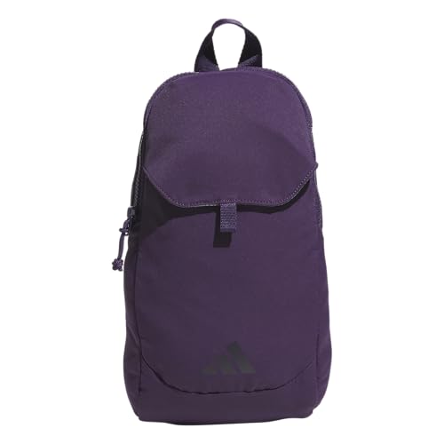 adidas Essentials 3 Crossbody – Sling Bag with Phone Pocket - color: Aurora Plum Purple/Aurora Black
