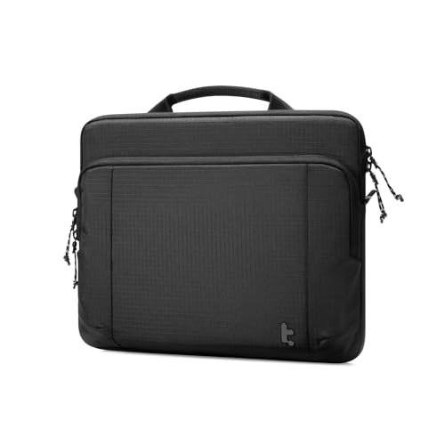 tomtoc 360° Protective Tablet Case for 13-inch iPad Air/Pro M5/M4, 12.9-inch iPad Pro 2024-2018, Water-Resistant Tablet Sleeve with CornerArmor - color: Black, size: 13-inch iPad Pro/Air