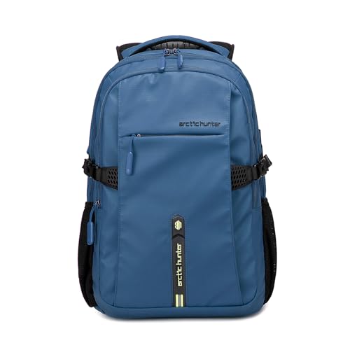 ARCTIC HUNTER AH Blue Business Laptop Backpack for Men Women, 30L Anti-Theft Carry on Travel Backpack Flight Approved for Airplane, Adults Back pack Bag for Work, Commuting, Weekend Casual Daypack - color: Blue